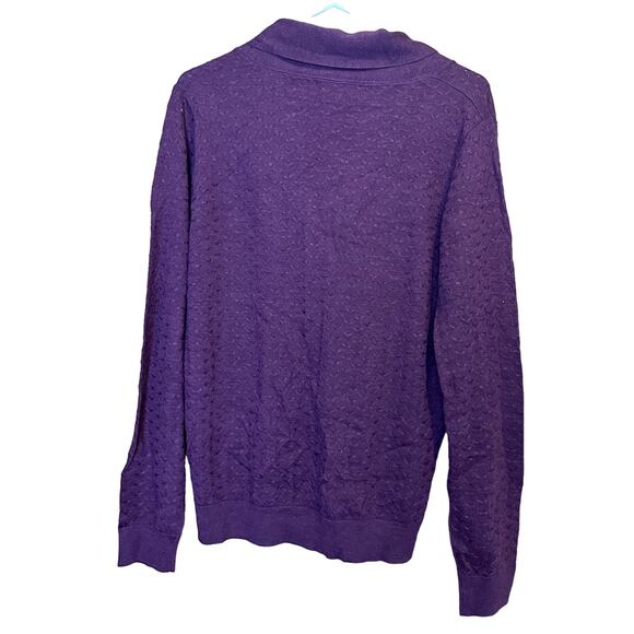 Murano Modern Performance Pullover‎ Lightweight Sweater Size Medium Burgundy - Picture 2 of 10